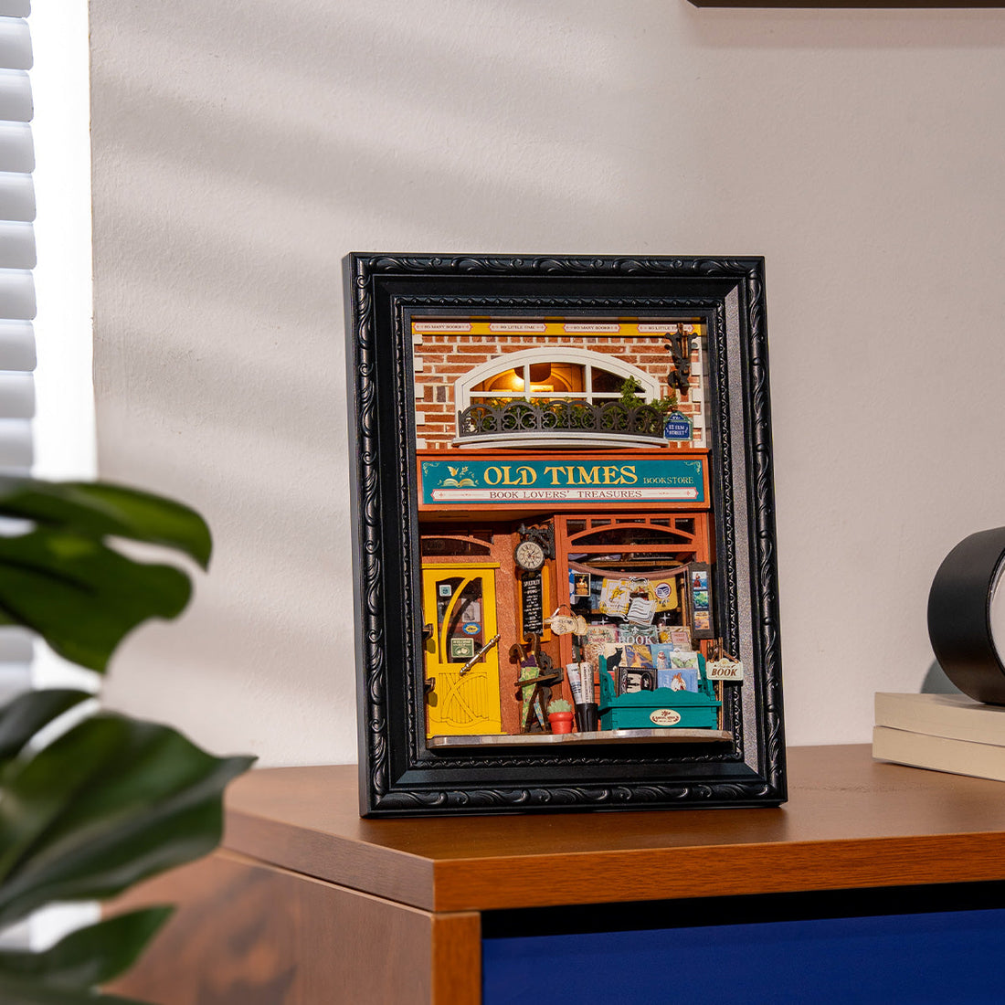 Rolife Old Times Bookstore 3D Wooden Puzzle DP004