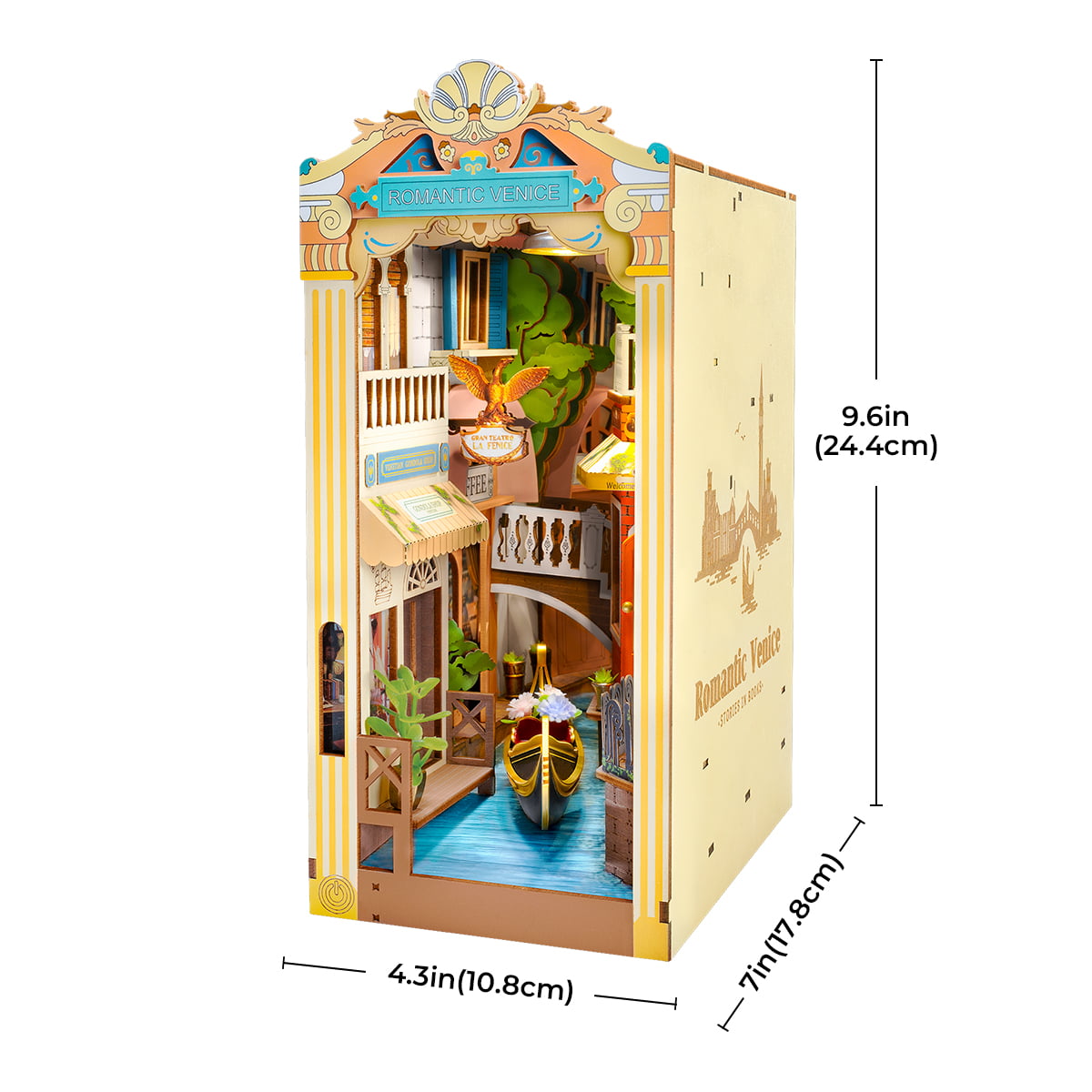 Rolife Romantic Venice DIY Book Nook Kit TGB08
