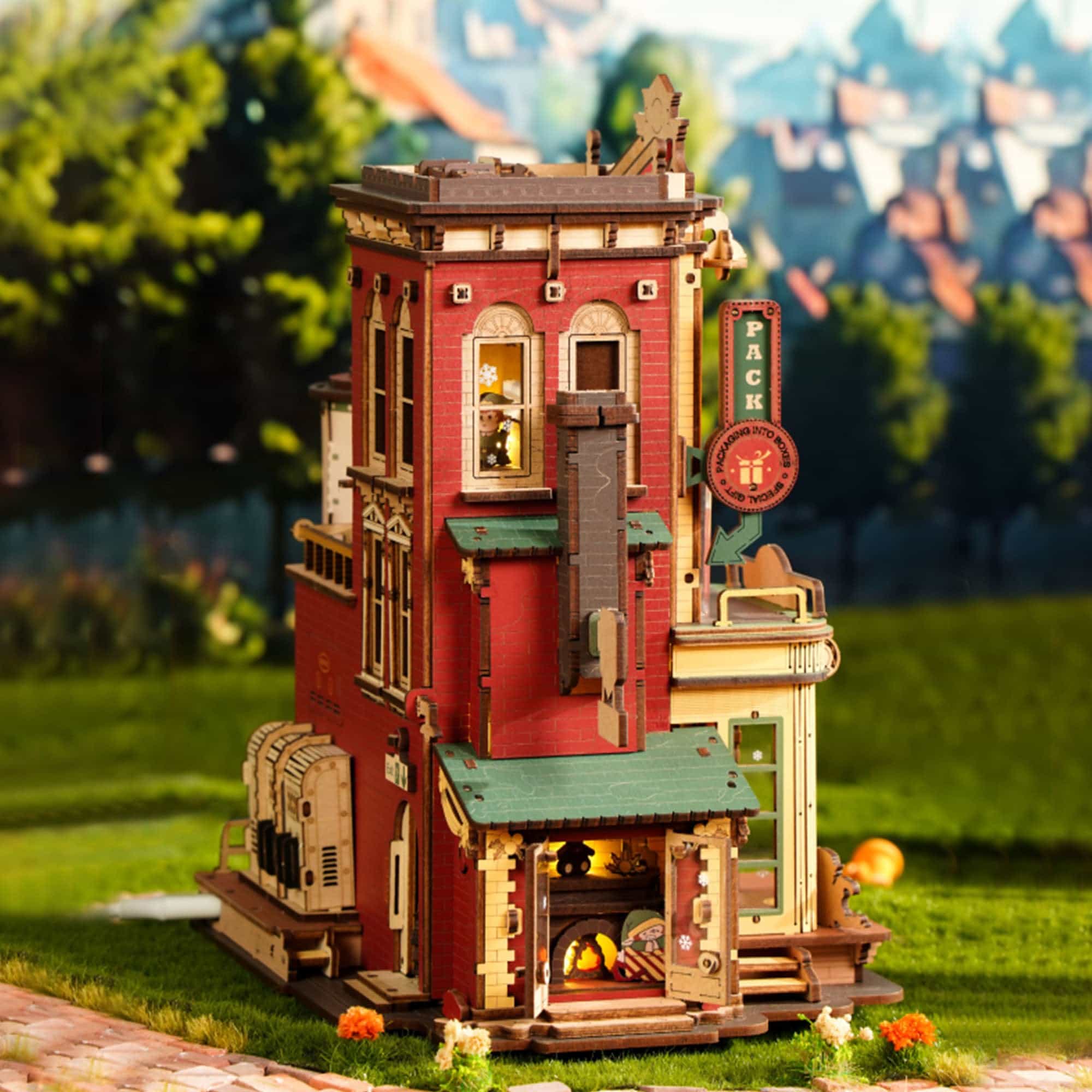 ROKR Dream Gift Factory Wooden Music Box EAB01