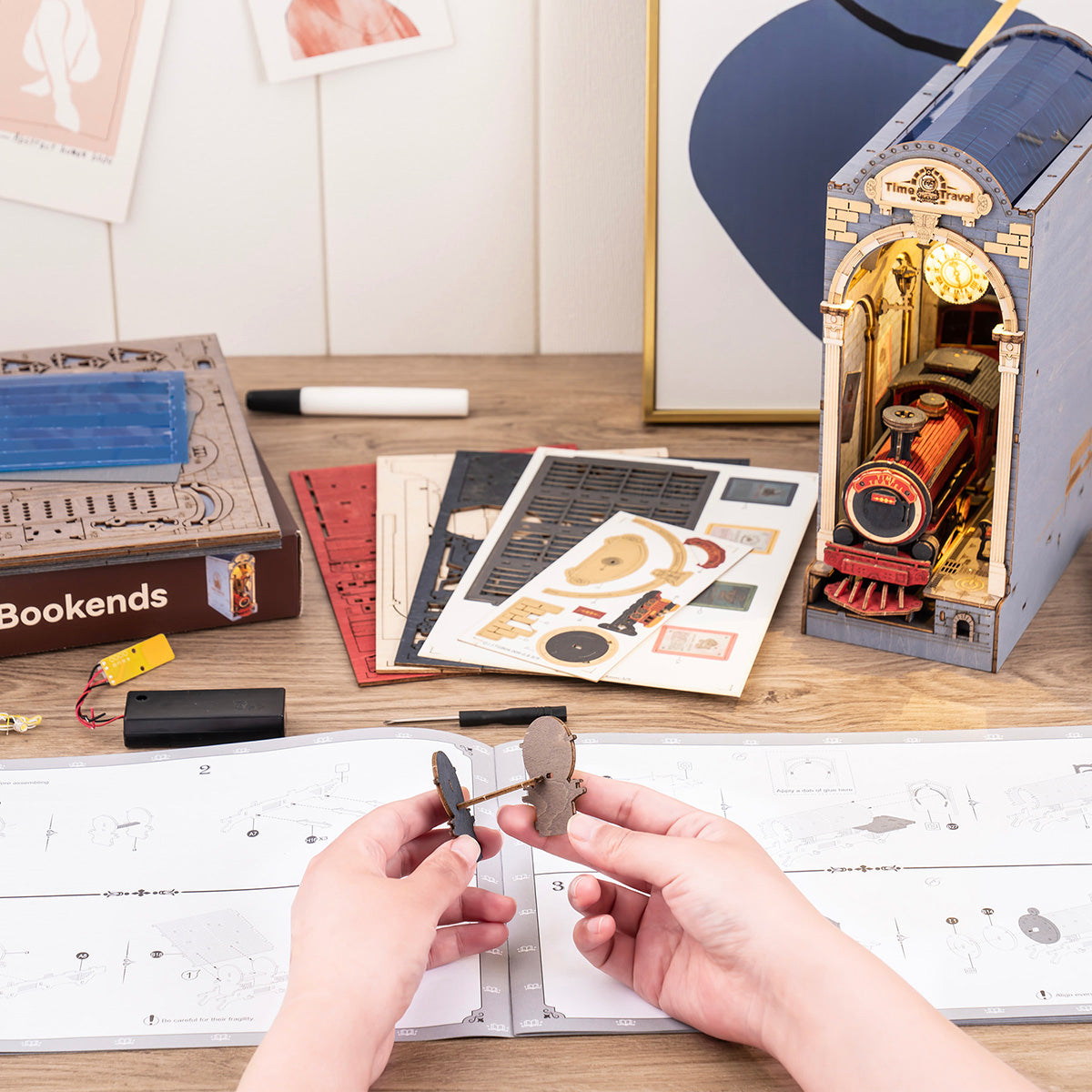 Rolife Time Travel DIY Book Nook Kit TGB04