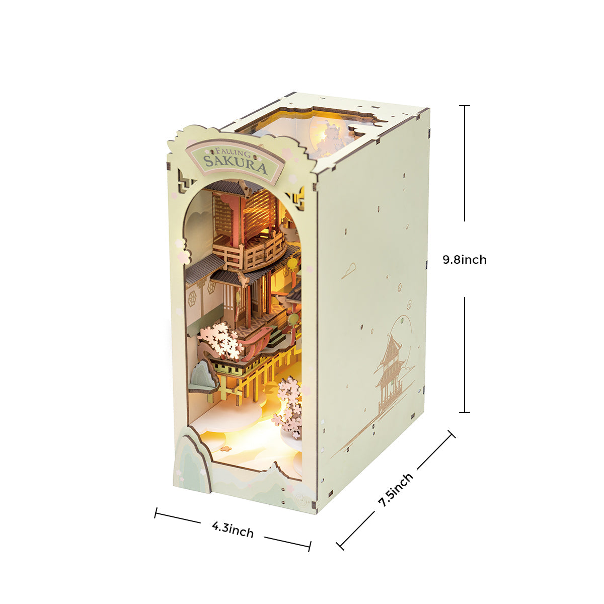 Rolife Falling Sakura DIY Book Nook TGB05