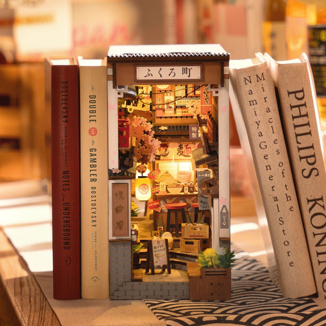 Rolife Sakura Wine Alley DIY Book Nook TGB11