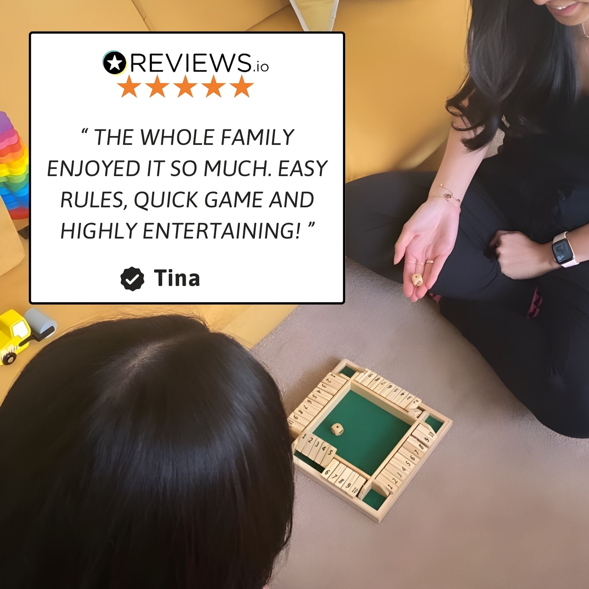 Wooden Game - Shut The Box