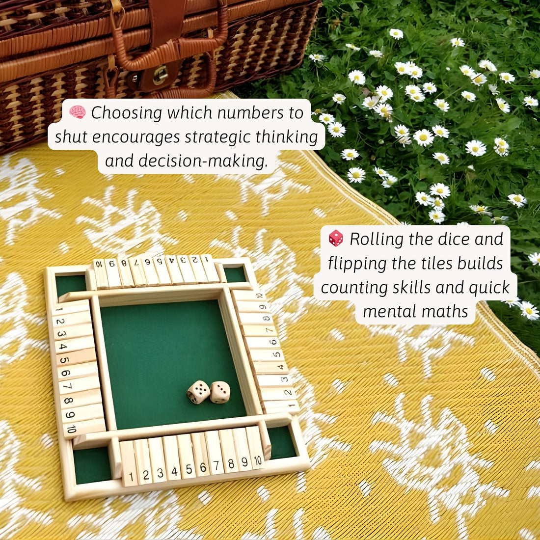 Wooden Game - Shut The Box