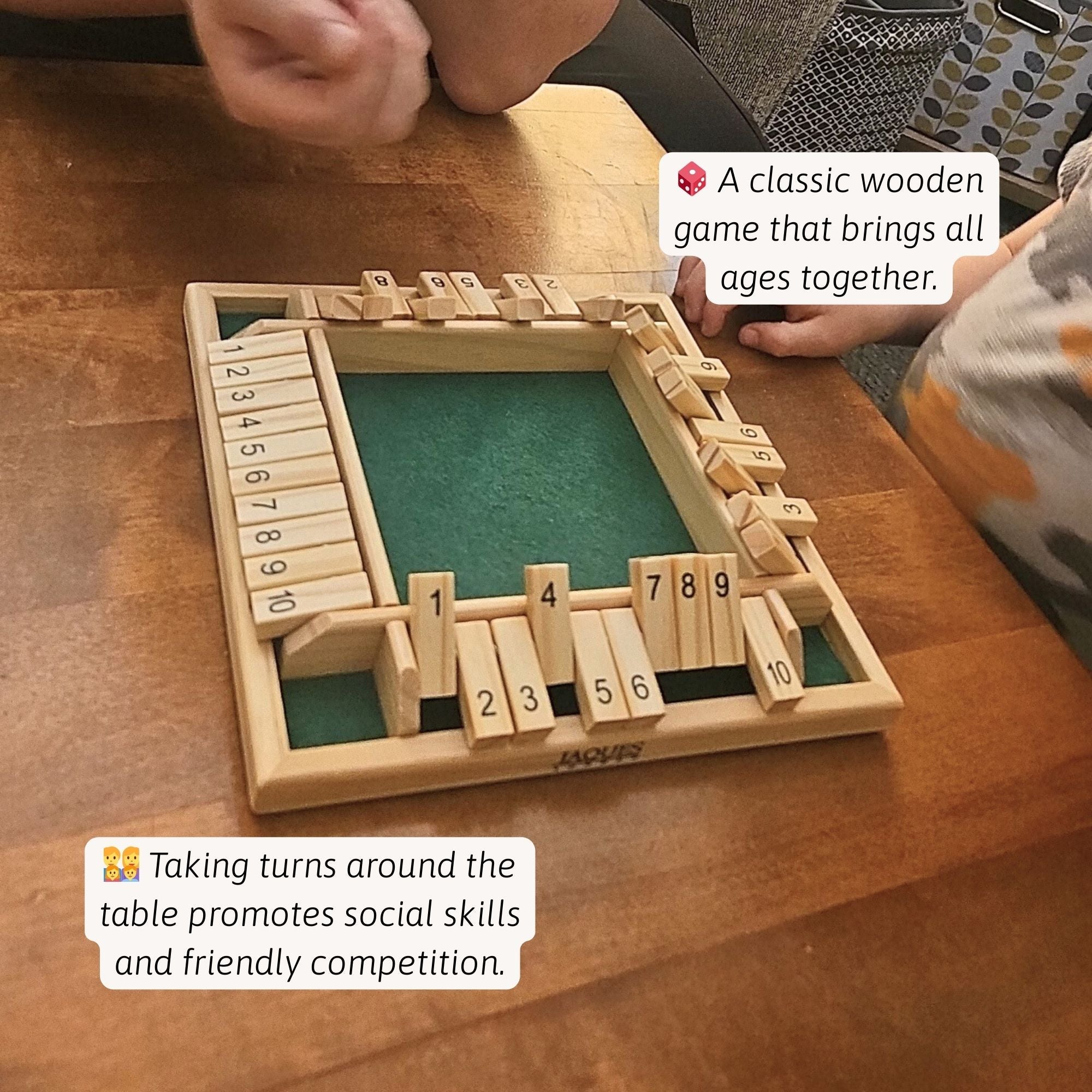 Wooden Game - Shut The Box