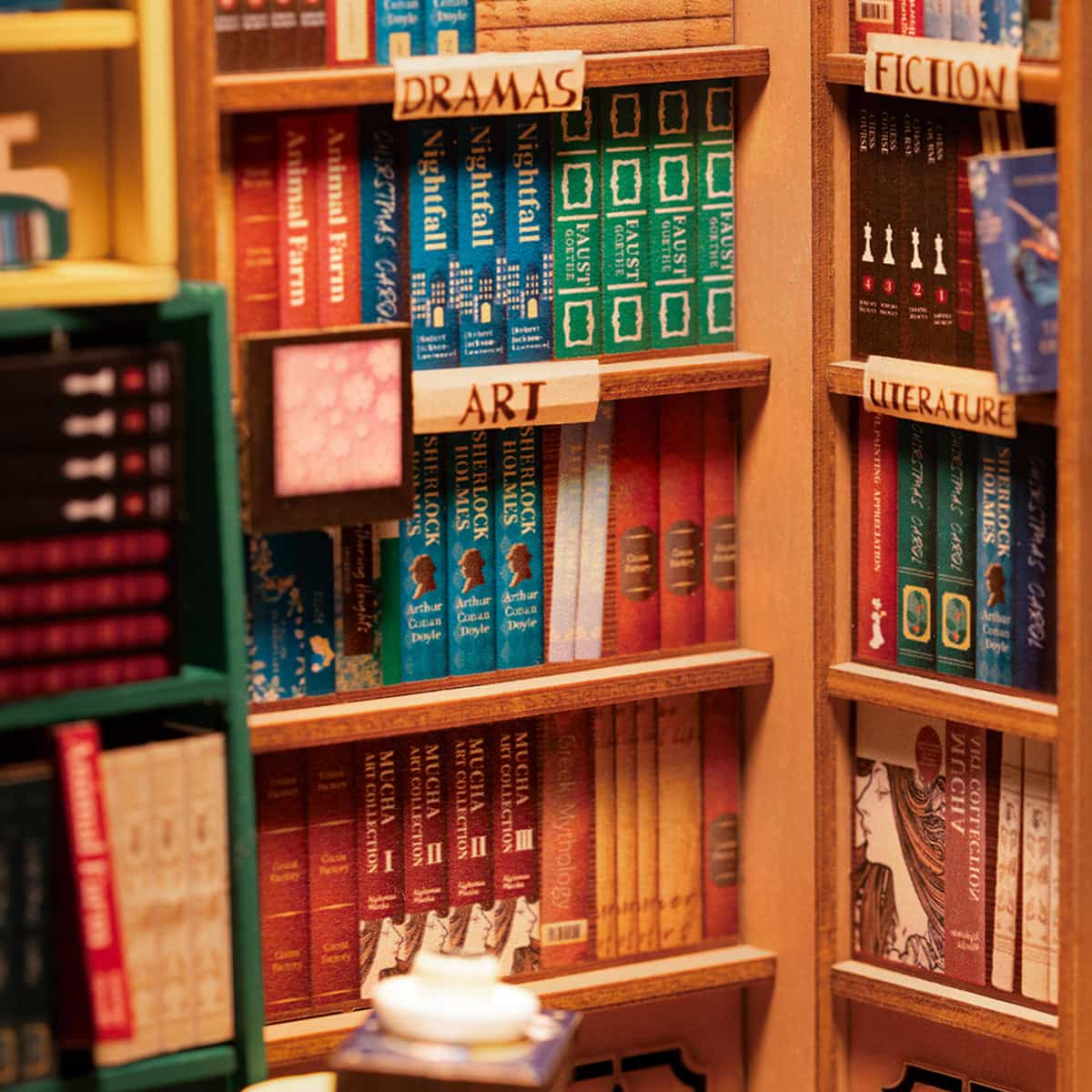 Rolife Bookstore DIY Book Nook Kit TGB07