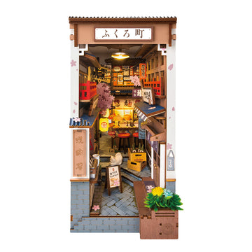Rolife Sakura Wine Alley DIY Book Nook TGB11
