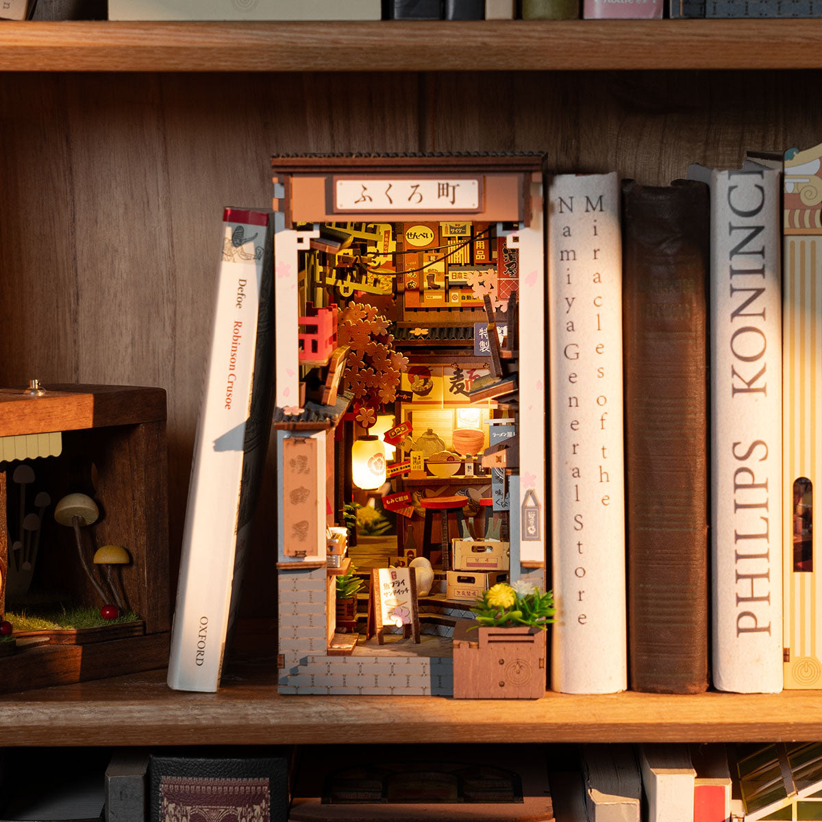 Rolife Sakura Wine Alley DIY Book Nook TGB11