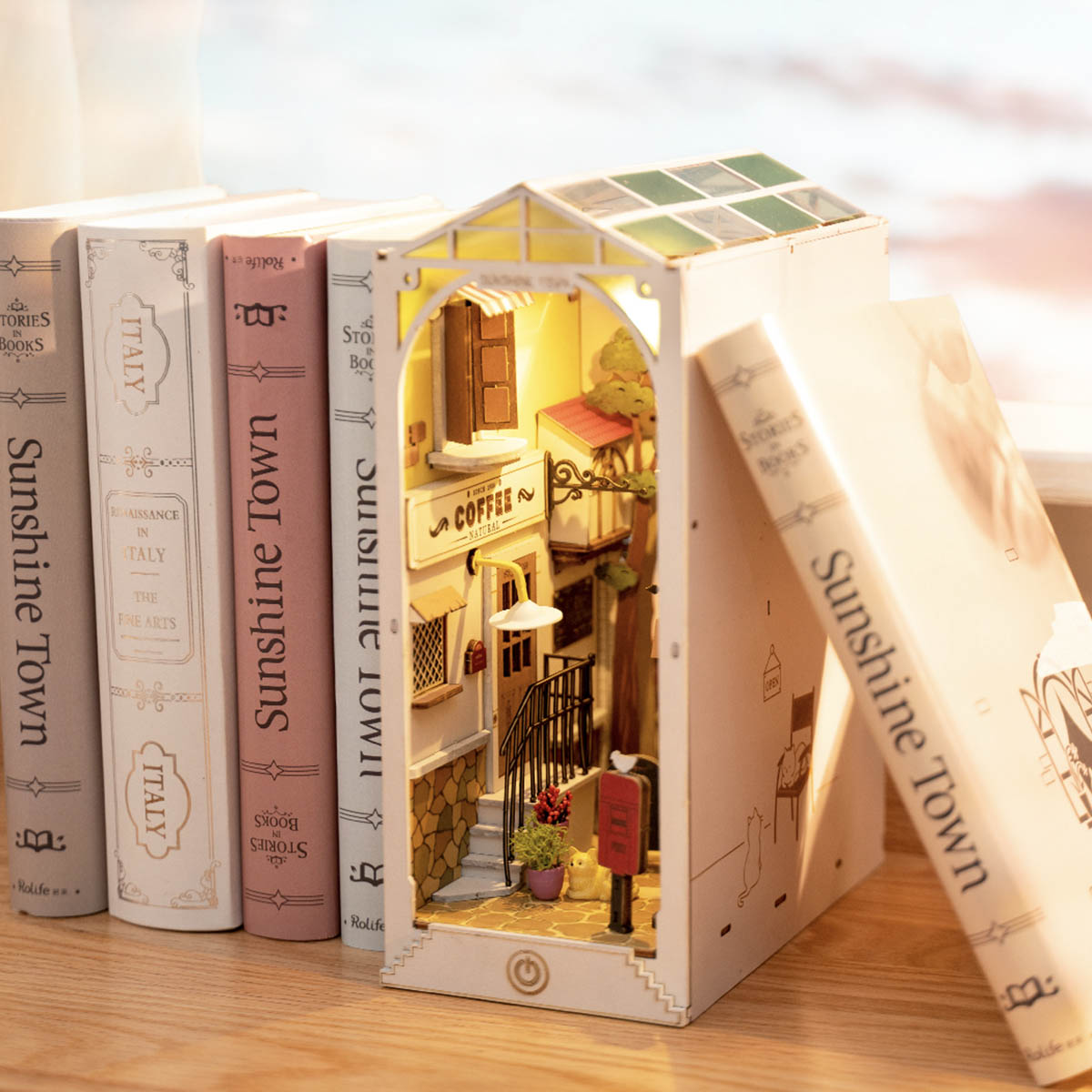 Rolife Sunshine Town Book Nook Kit TGB02
