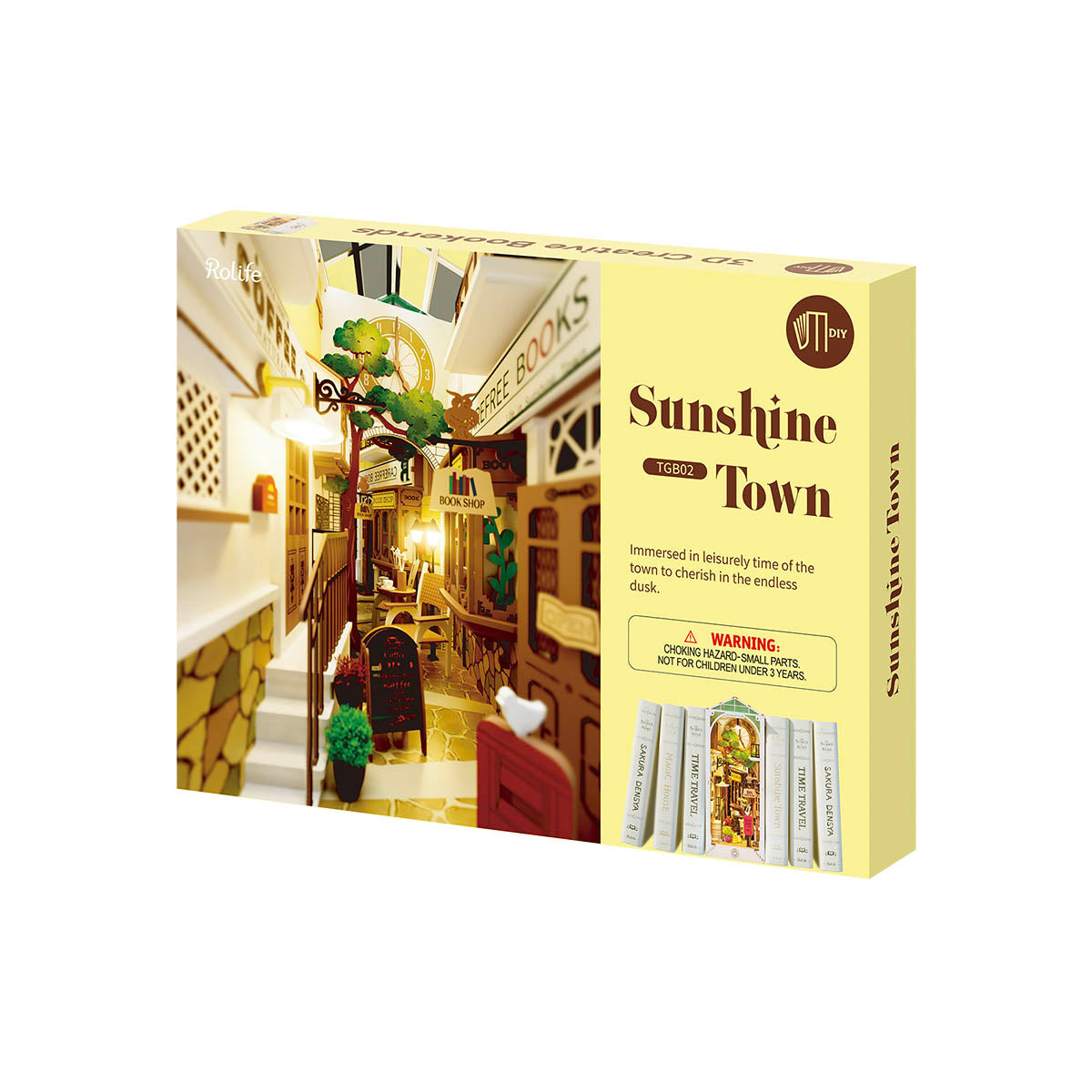 Rolife Sunshine Town Book Nook Kit TGB02