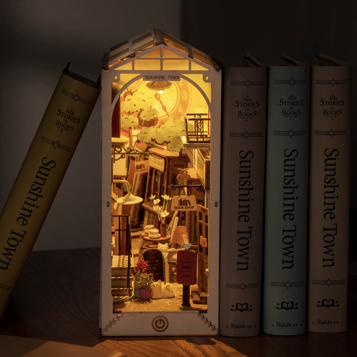 Rolife Sunshine Town Book Nook Kit TGB02
