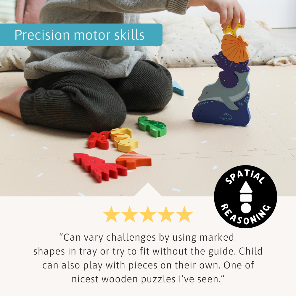 Ocean Puzzle - Wooden Toy For Kids