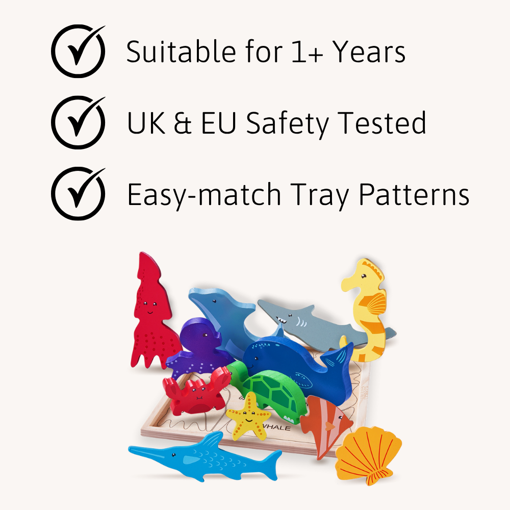 Ocean Puzzle - Wooden Toy For Kids
