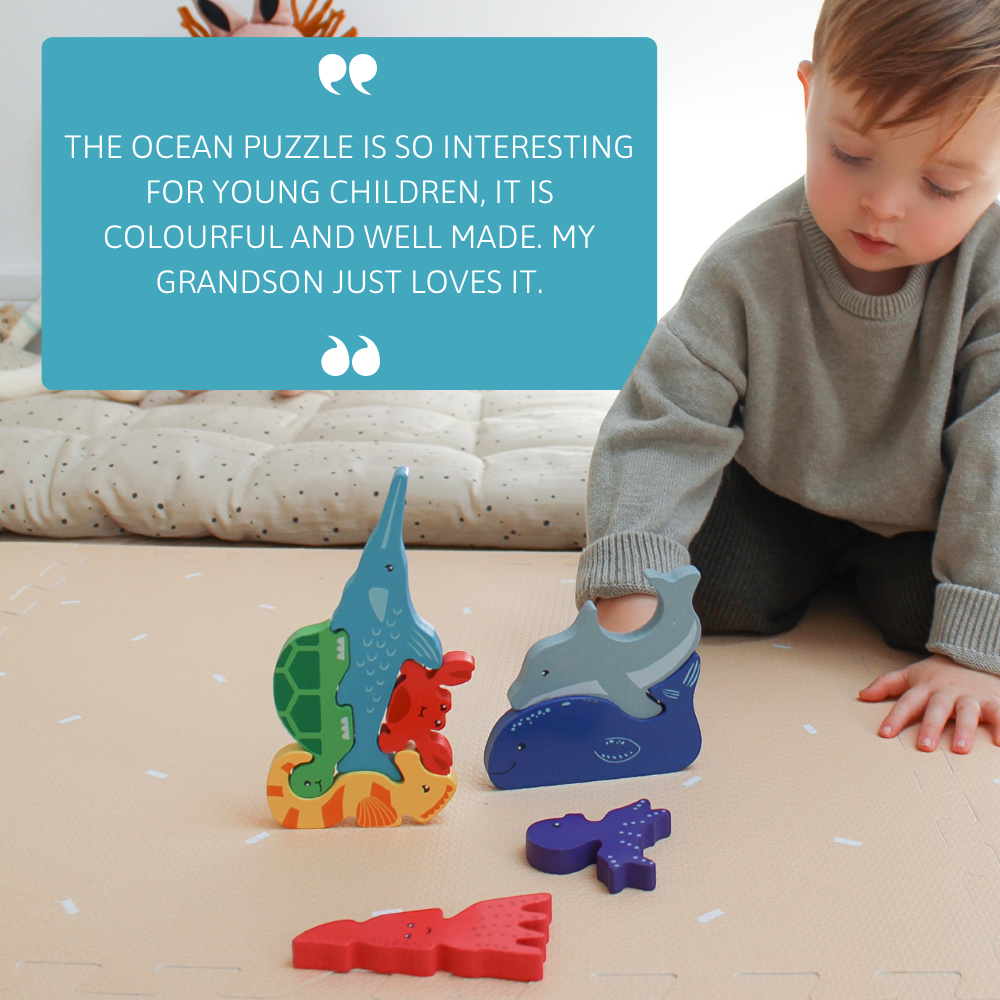Ocean Puzzle - Wooden Toy For Kids