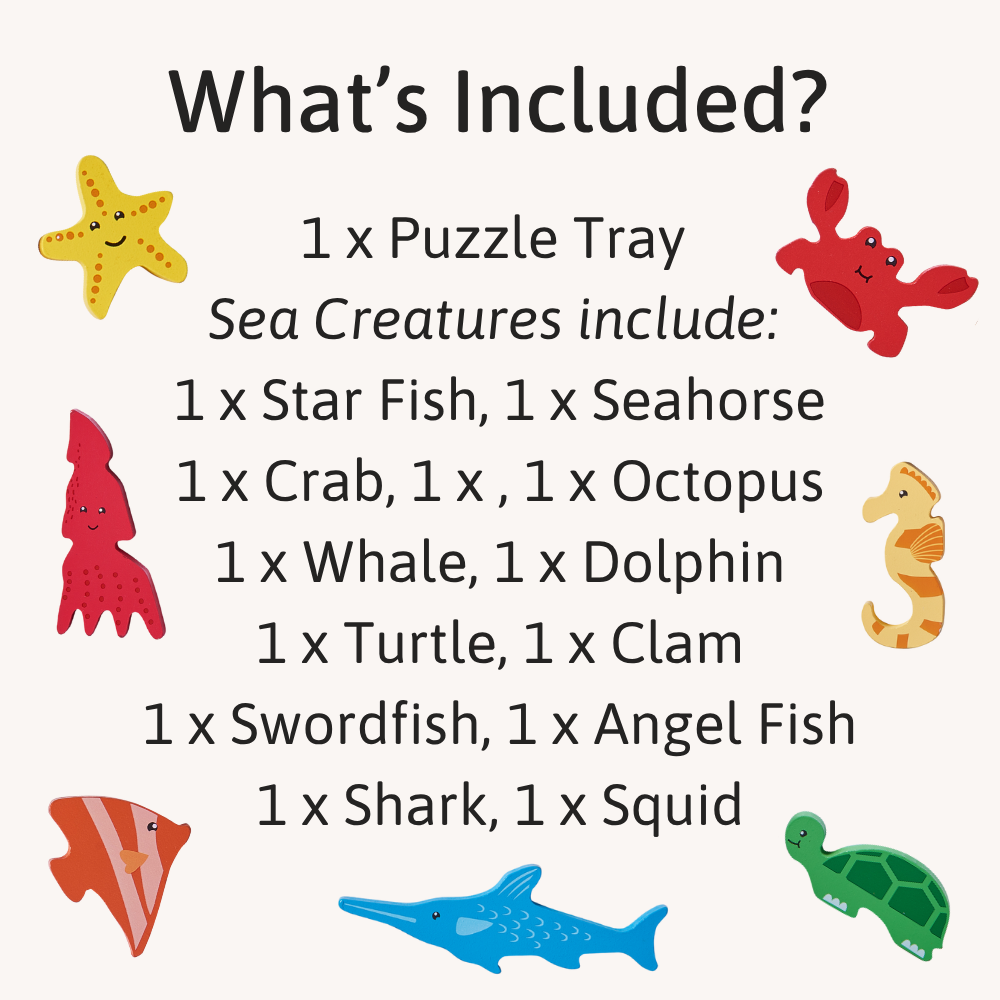 Ocean Puzzle - Wooden Toy For Kids