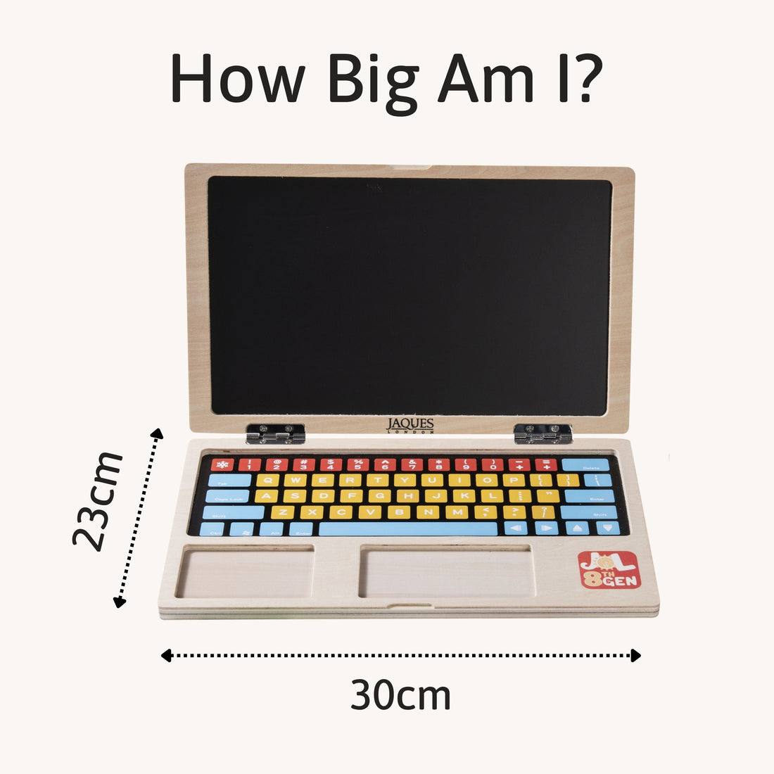 Wooden Laptop - Magnetic Toy