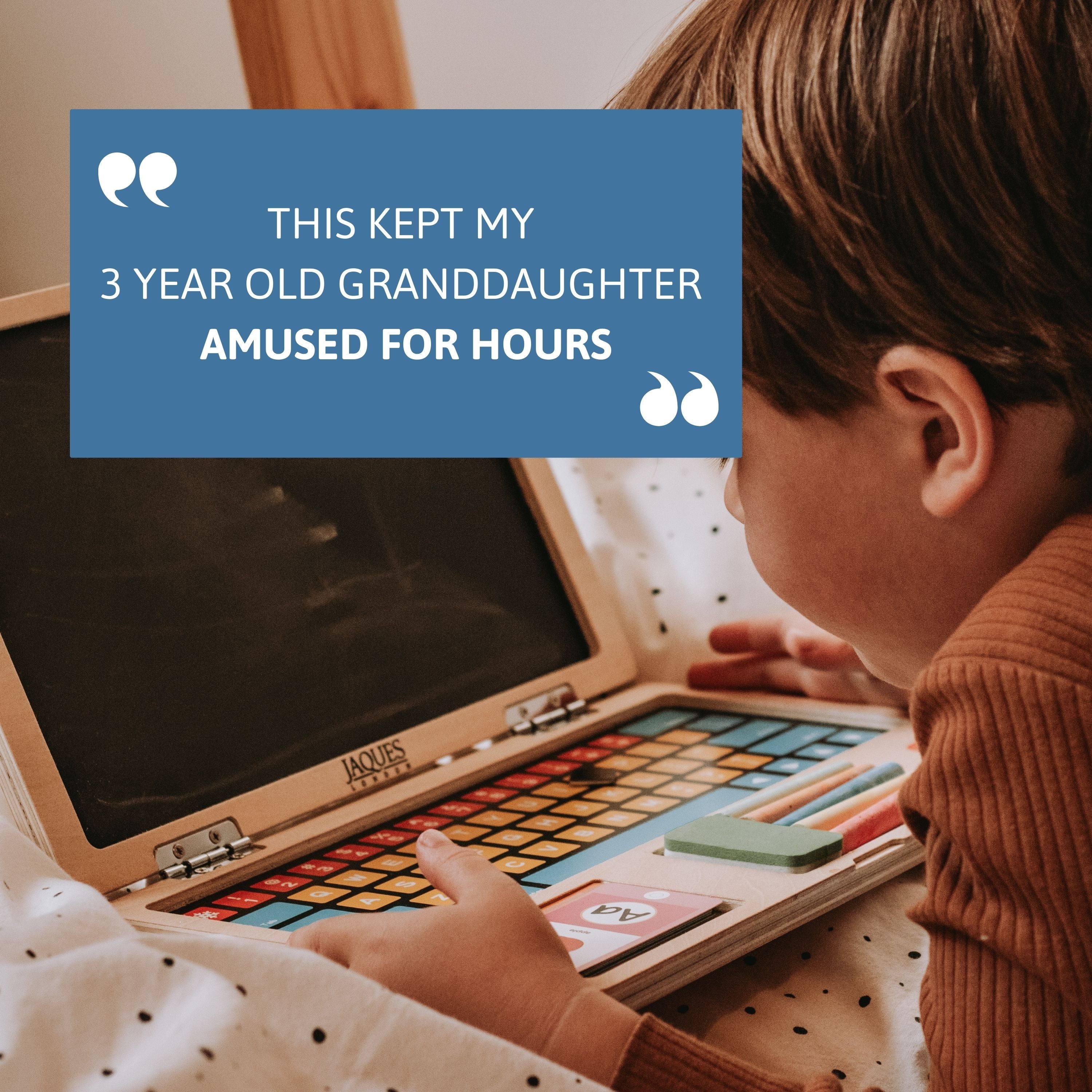 Wooden Laptop - Magnetic Toy
