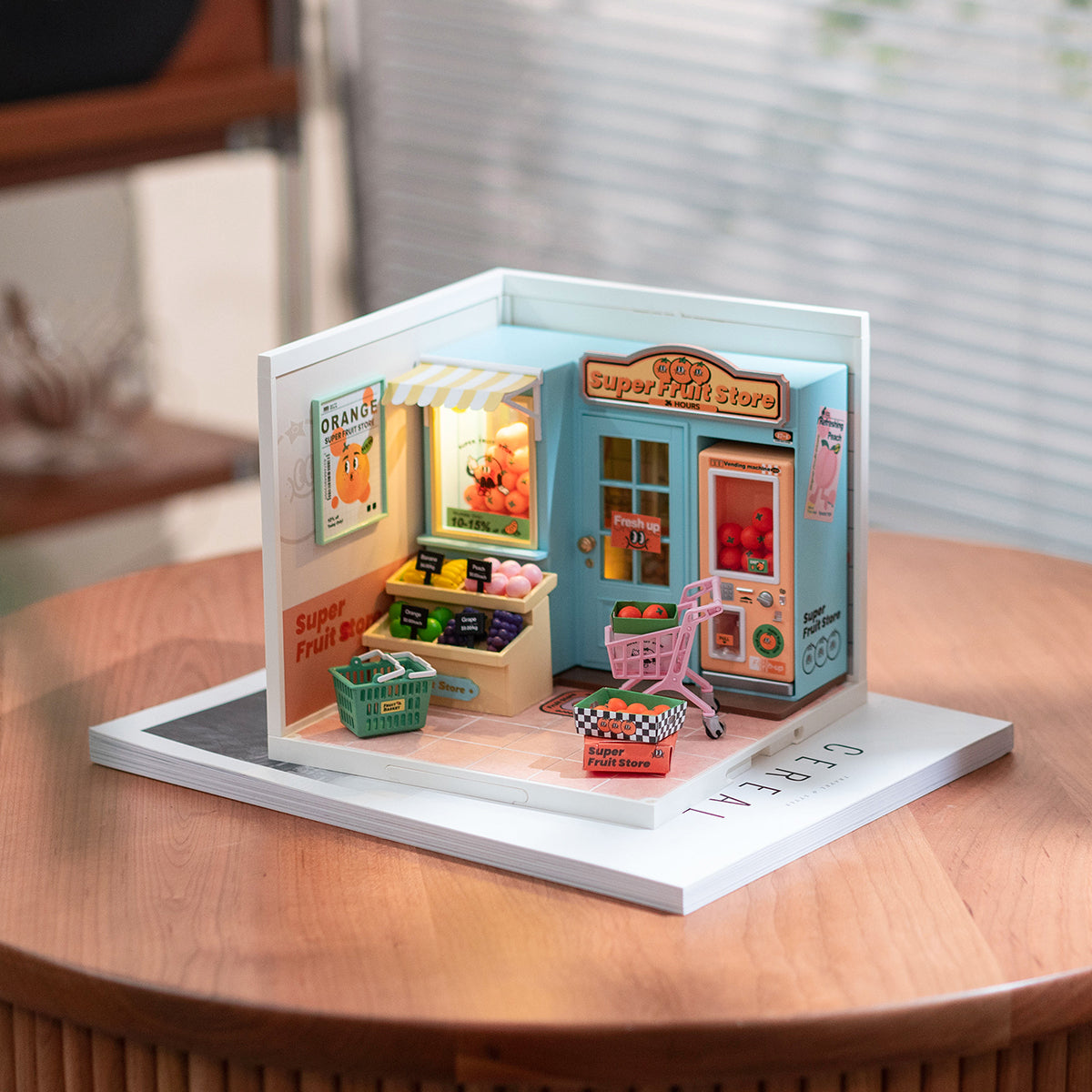 Rolife Super Creator Super Fruit Store DIY Miniature House Kit DW003