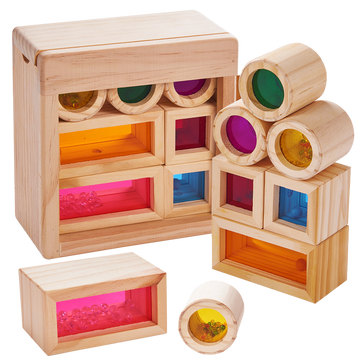 Wooden Baby Blocks - Sensory Toy