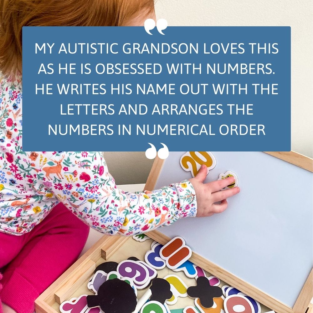 Magnetic Letters & Numbers - Educational Toys for Kids