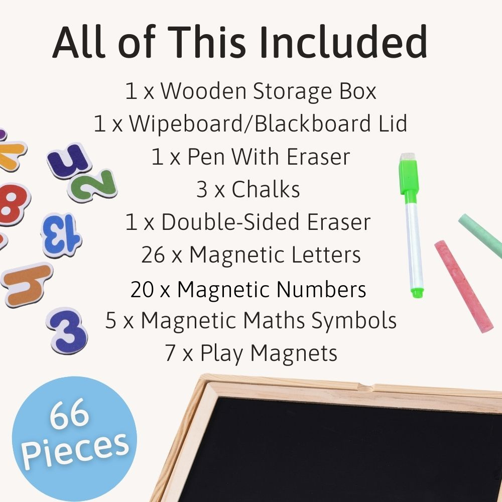 Magnetic Letters & Numbers - Educational Toys for Kids