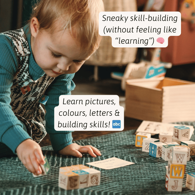 Alphabet Wooden Blocks - Kids Building Blocks