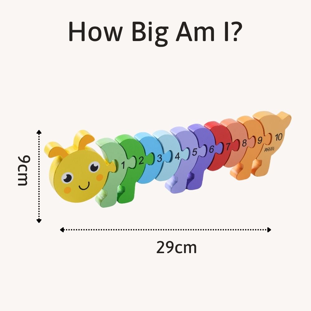 Counting Caterpillar - Number Puzzle