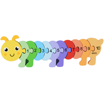 Counting Caterpillar - Number Puzzle