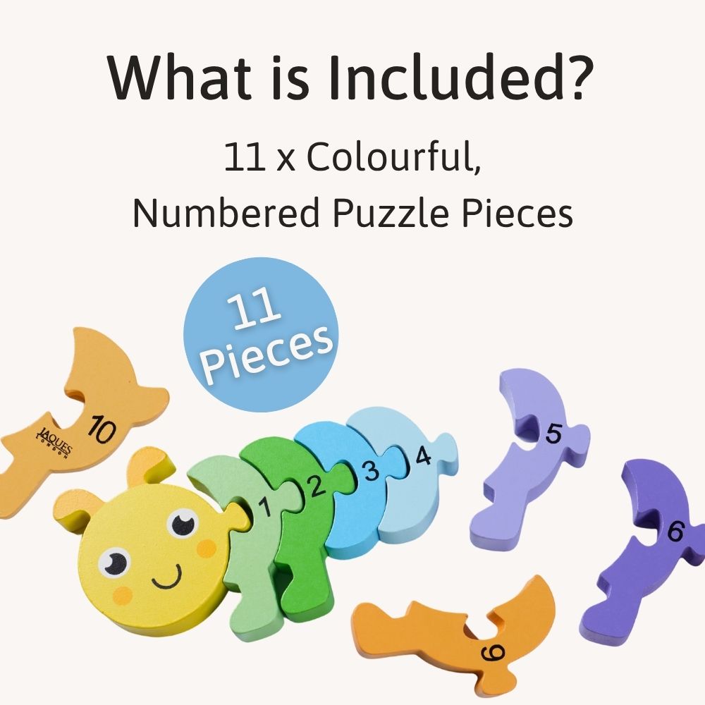 Counting Caterpillar - Number Puzzle