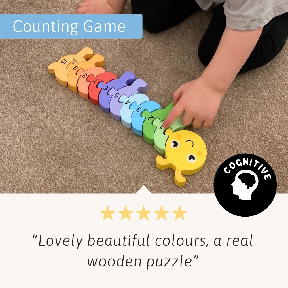 Counting Caterpillar - Number Puzzle
