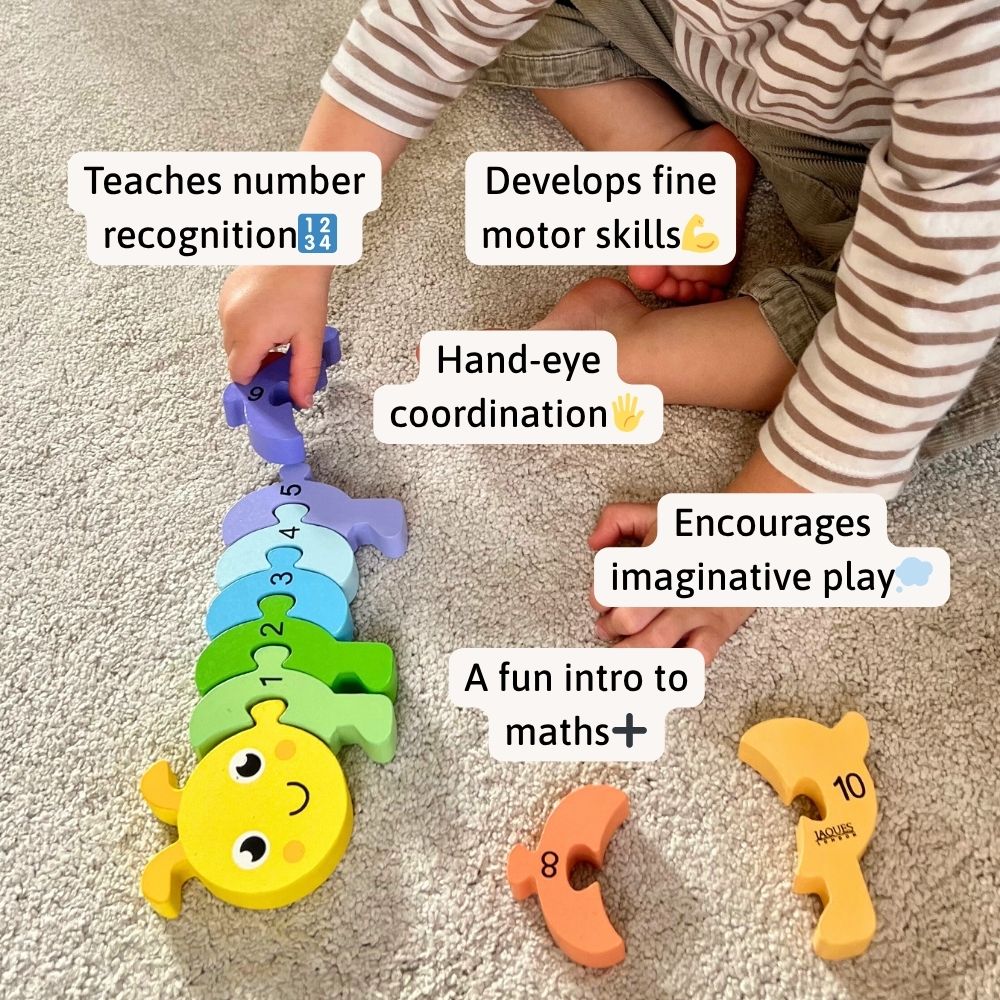 Counting Caterpillar - Number Puzzle