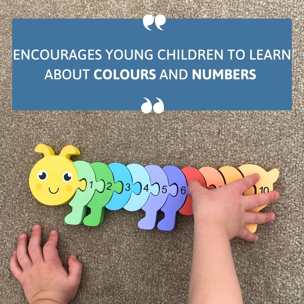 Counting Caterpillar - Number Puzzle