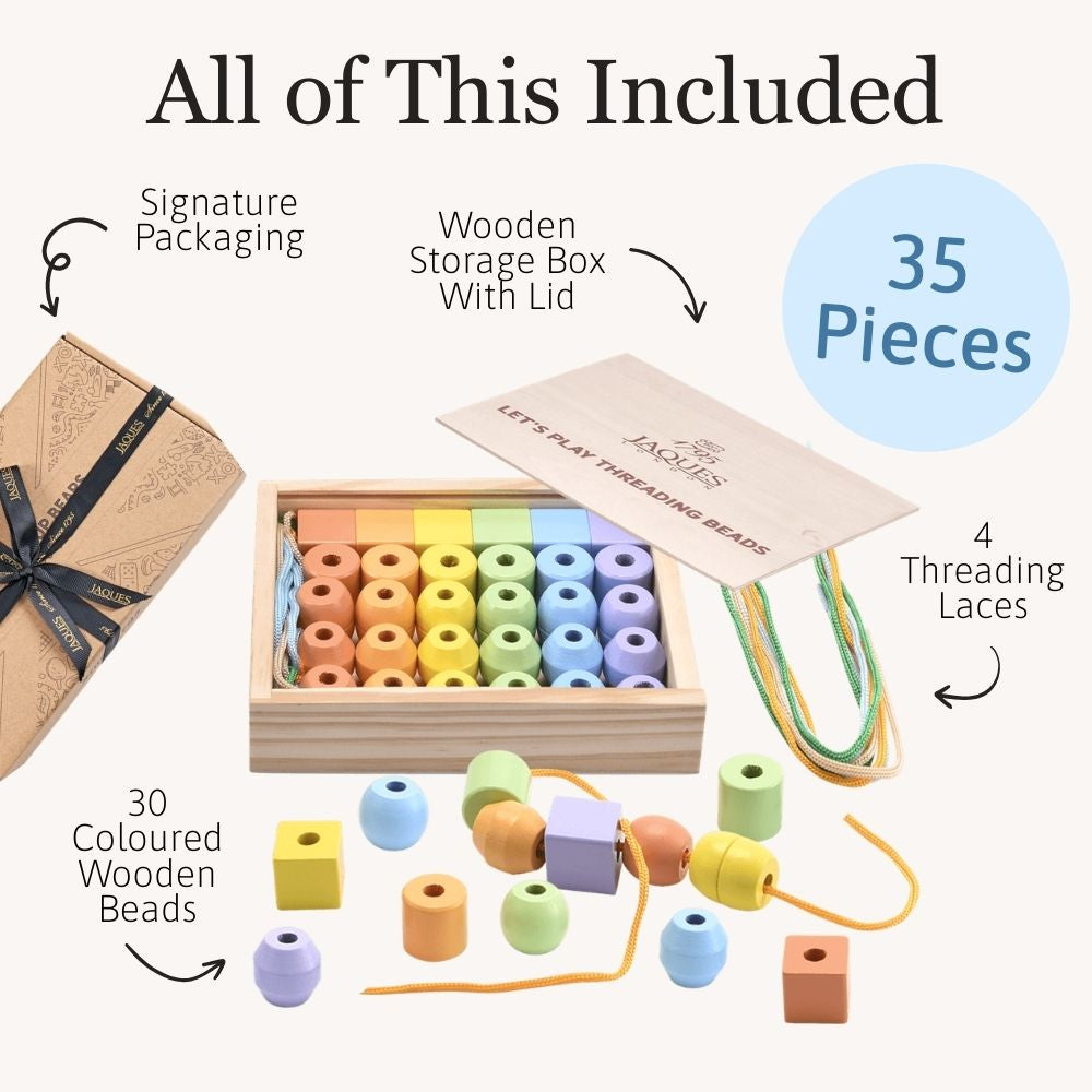 Threading Beads - Threading Beads for Kids