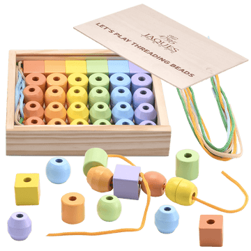 Threading Beads - Threading Beads for Kids