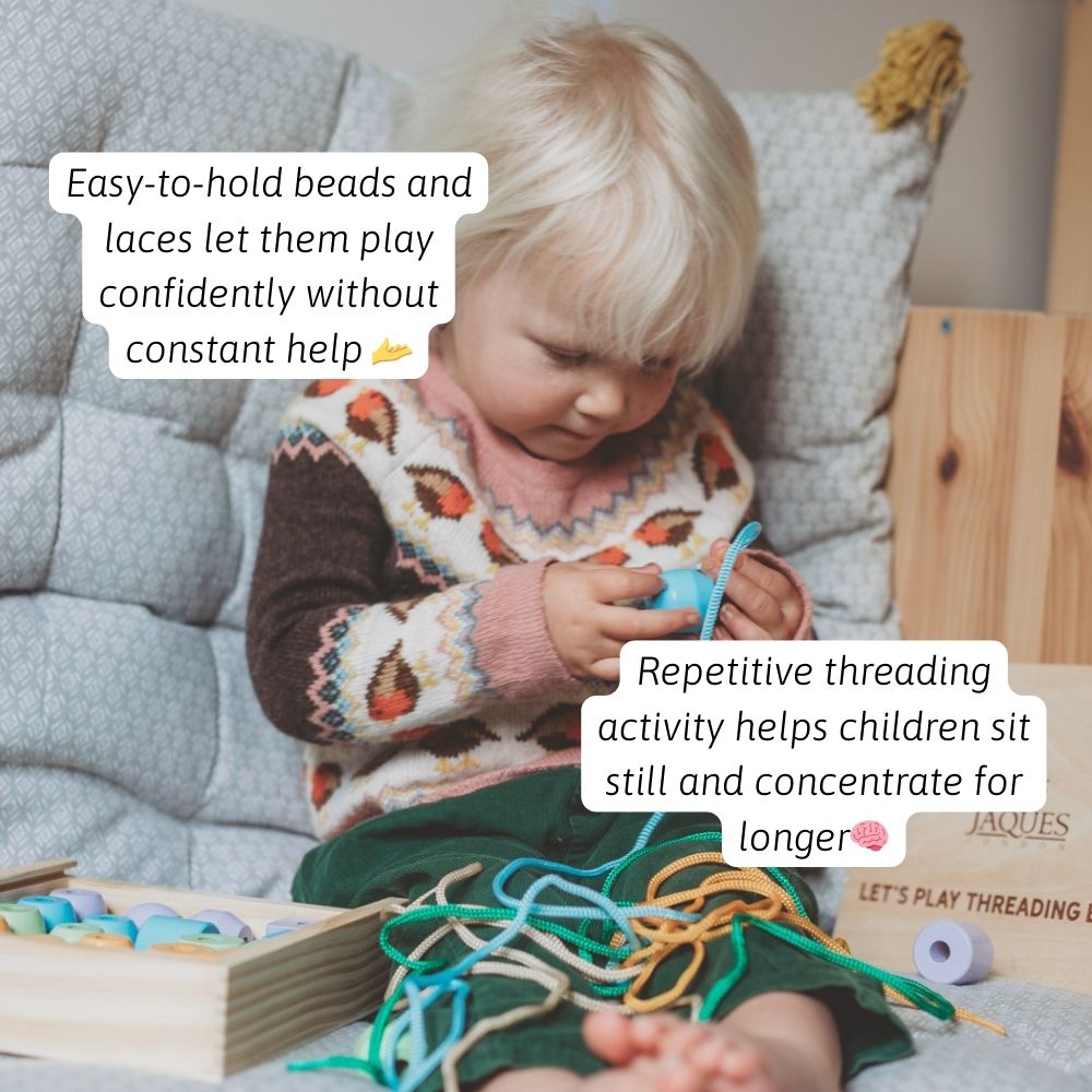 Threading Beads - Threading Beads for Kids