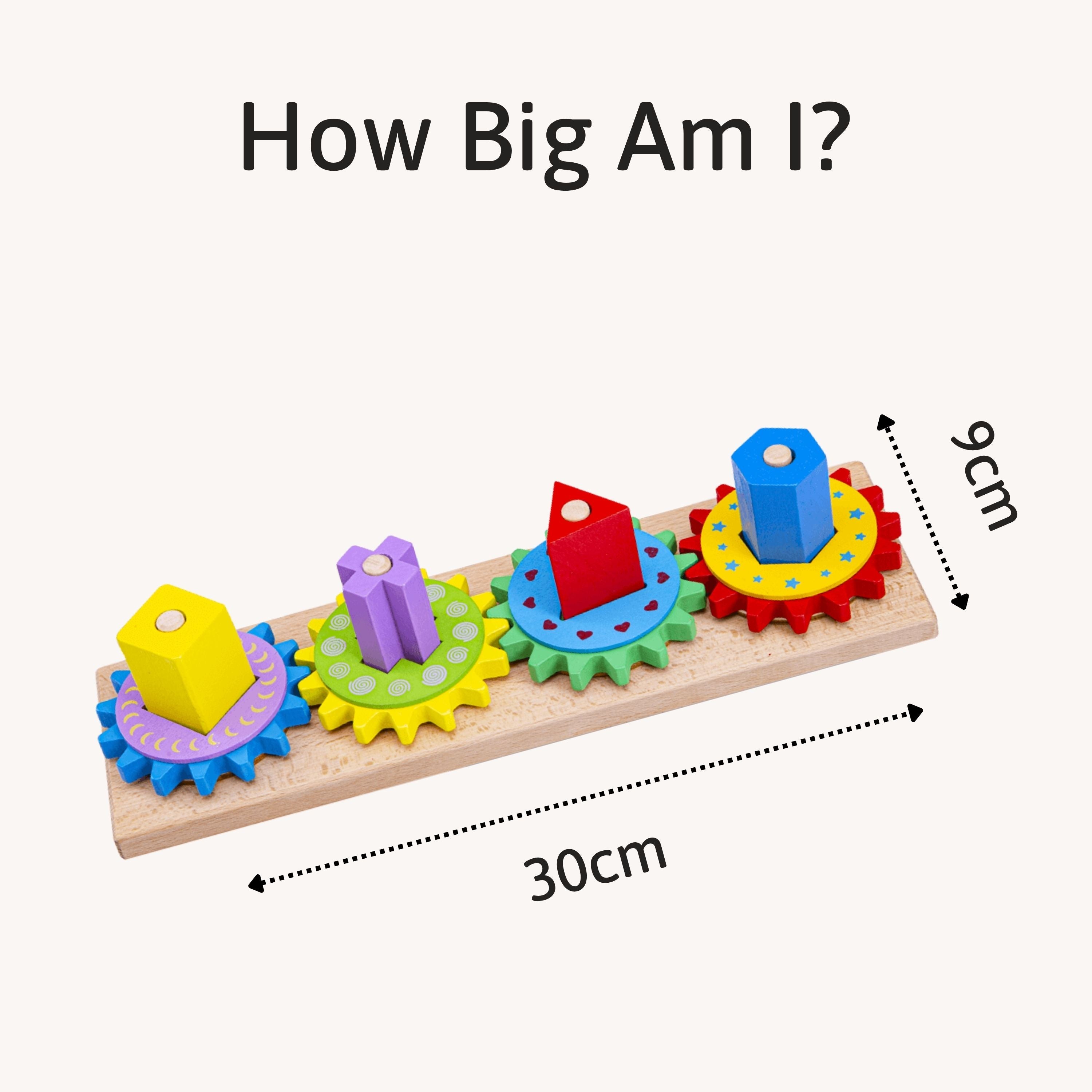 Wooden Gear Puzzle - Kids Puzzle Board