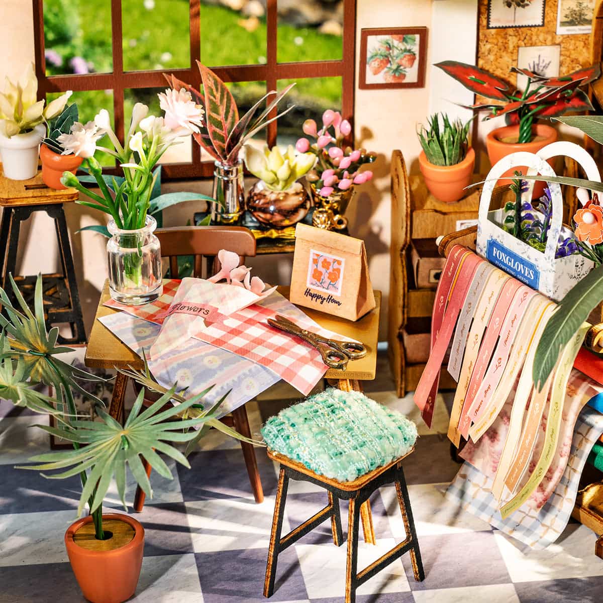 Rolife Emily's Flower Shop Miniature House DG145