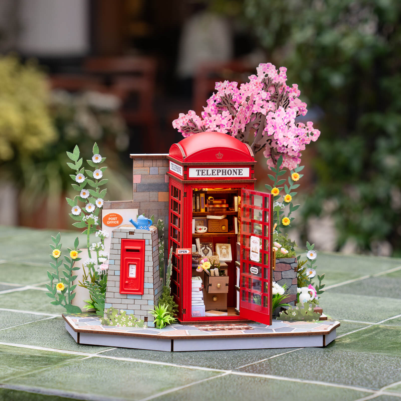 Rolife Blossom Book Booth 3D Wooden Puzzle TGS05