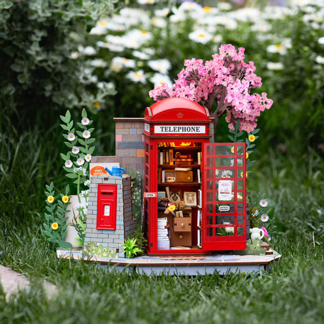 Rolife Blossom Book Booth 3D Wooden Puzzle TGS05