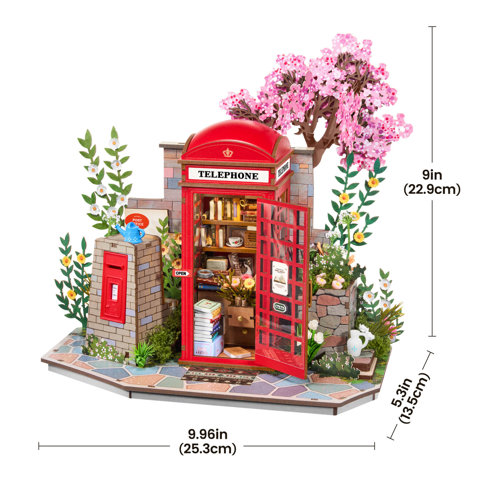 Rolife Blossom Book Booth 3D Wooden Puzzle TGS05