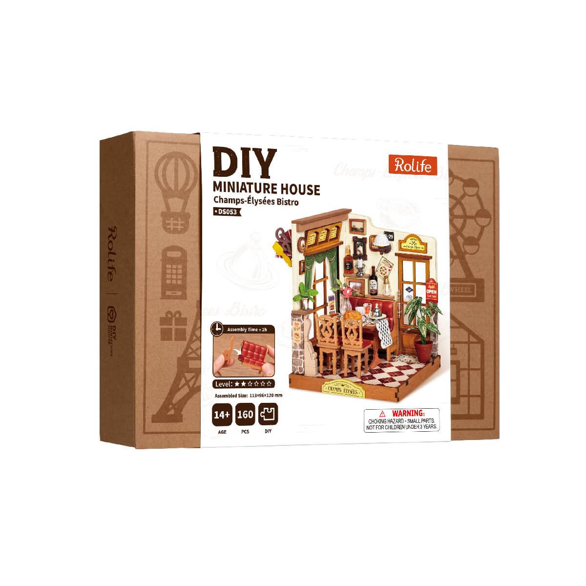 Rolife Champs-Élysées Bistro DIY Miniature House DS053
