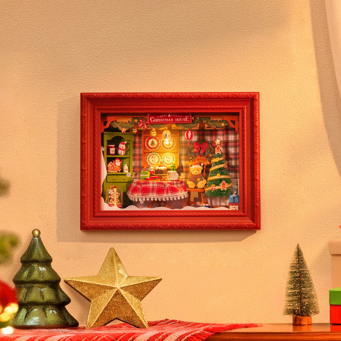 Rolife Christmas Eve Party 3D Wooden Puzzle DP005