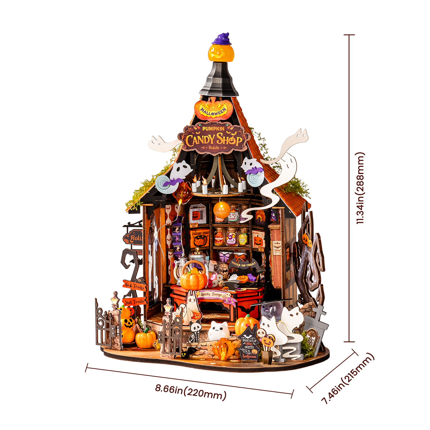 Rolife Haunted Candy House DIY Miniature House DG186