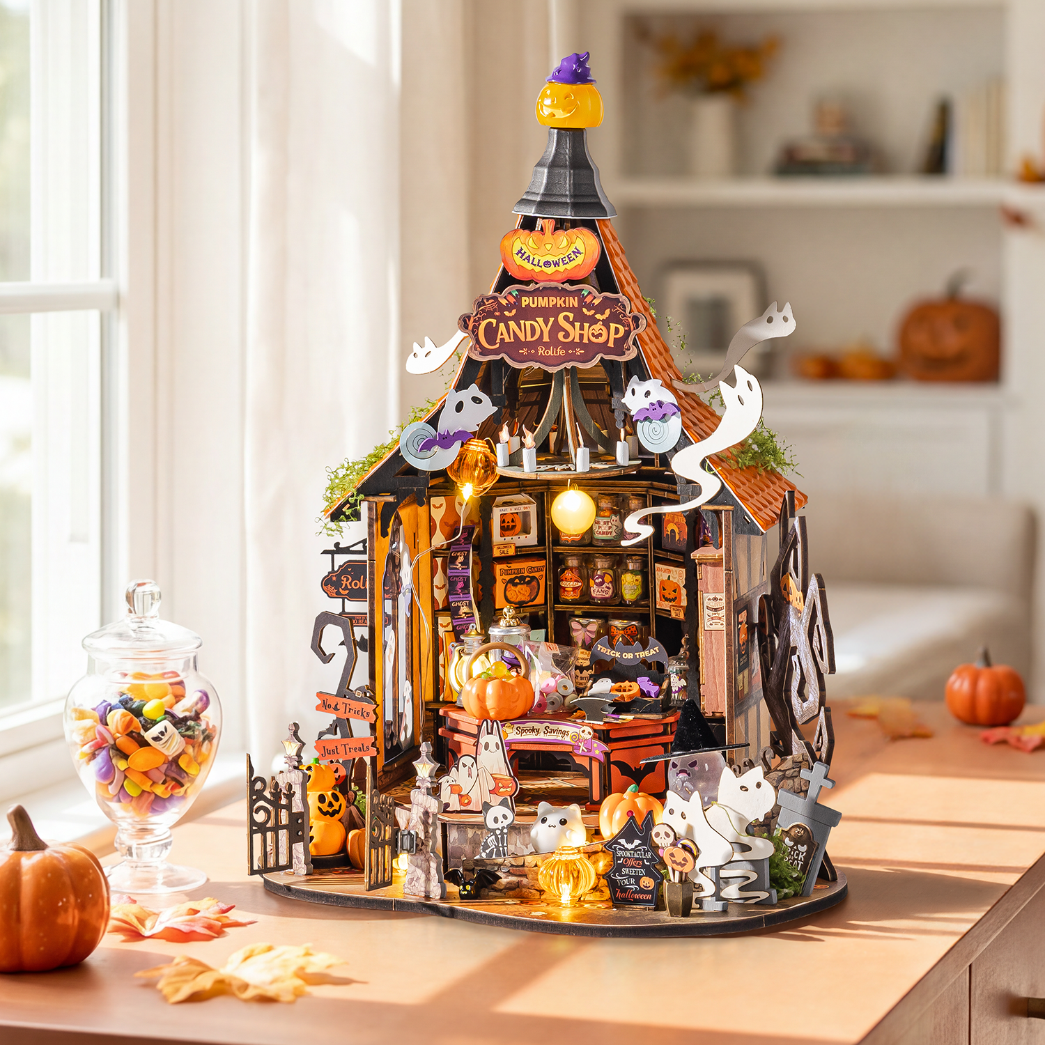 Rolife Haunted Candy House DIY Miniature House DG186