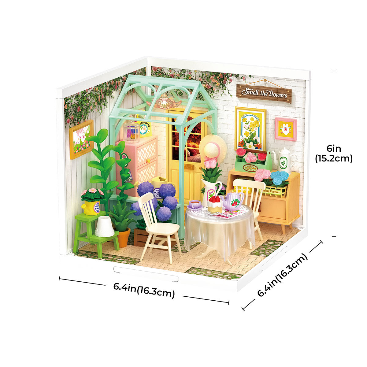 Rolife Blooming Tea Garden DIY Miniature House DW013B