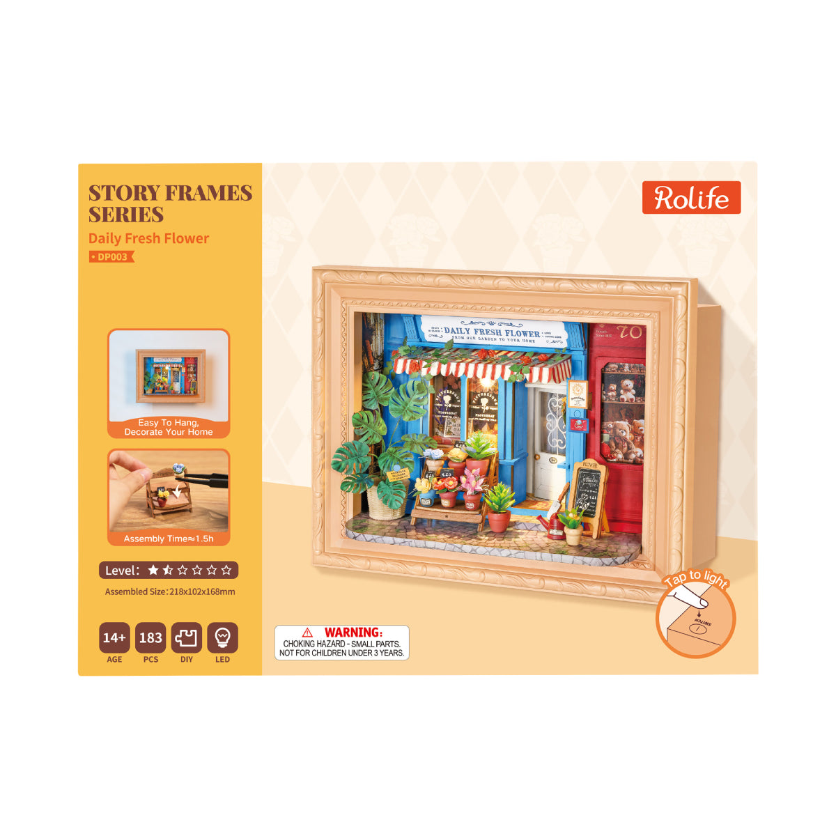 Rolife Daily Fresh Flower 3D Wooden Puzzle DP003