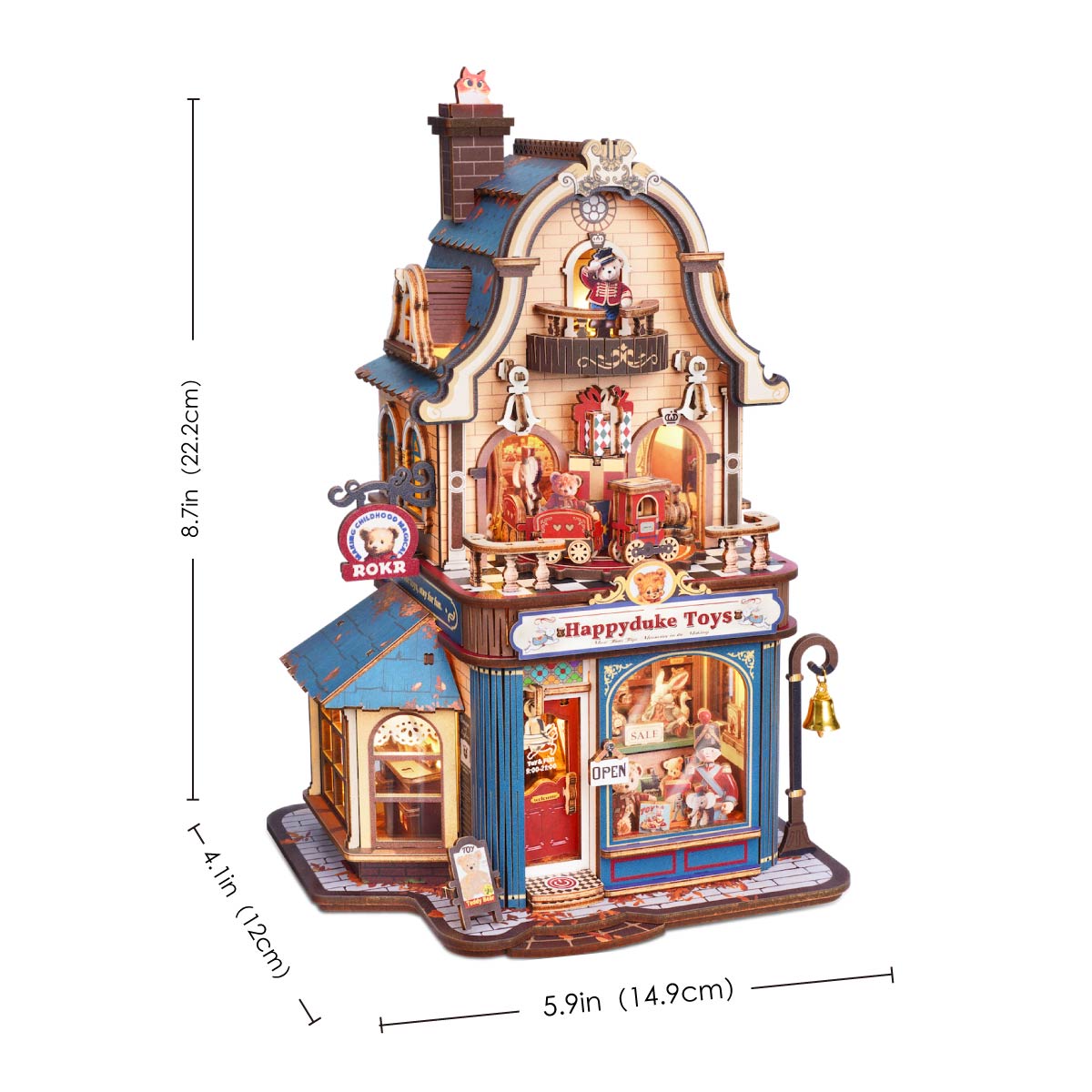 ROKR Happyduke Toys Wooden 3D Puzzle EAM01