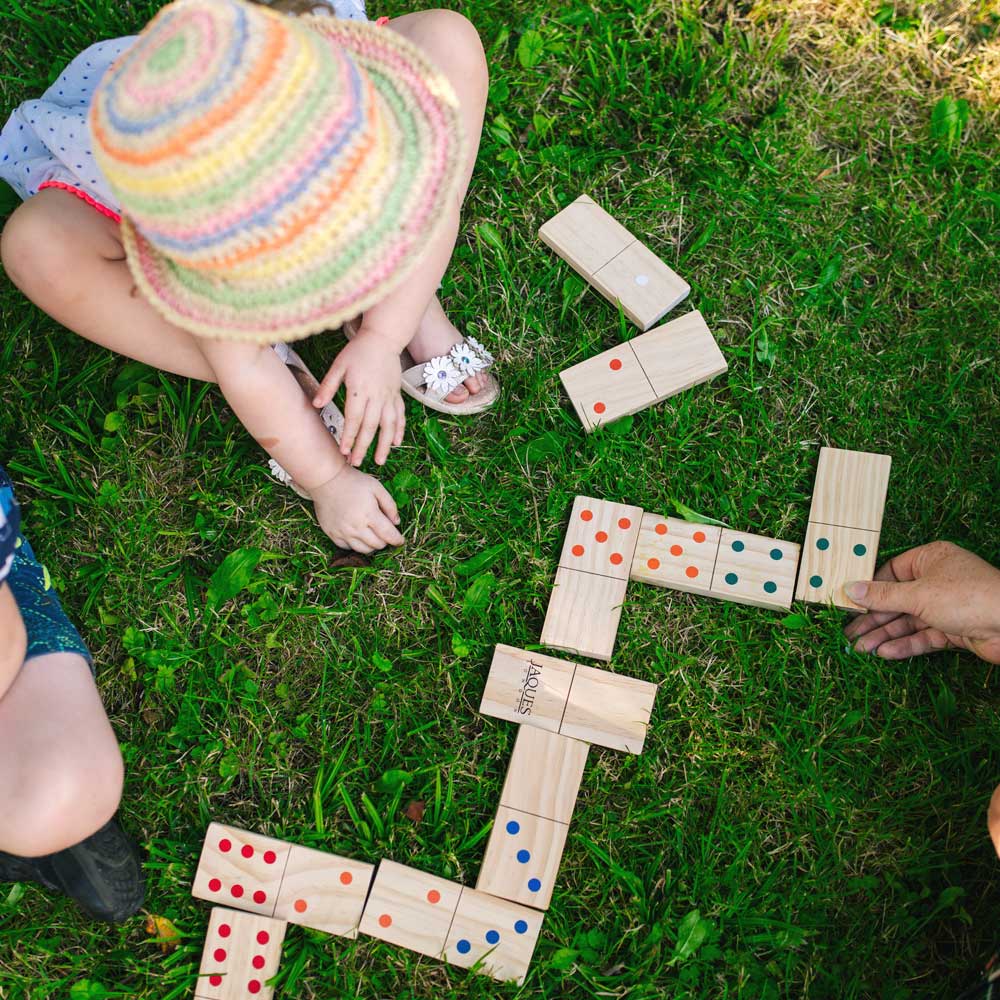 Giant Dominoes - Wooden Dominoes Set