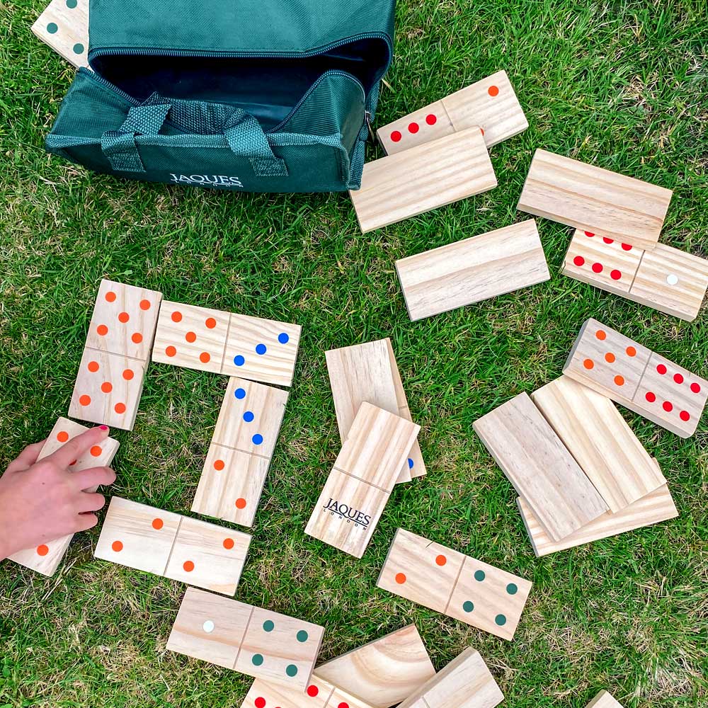 Giant Dominoes - Wooden Dominoes Set