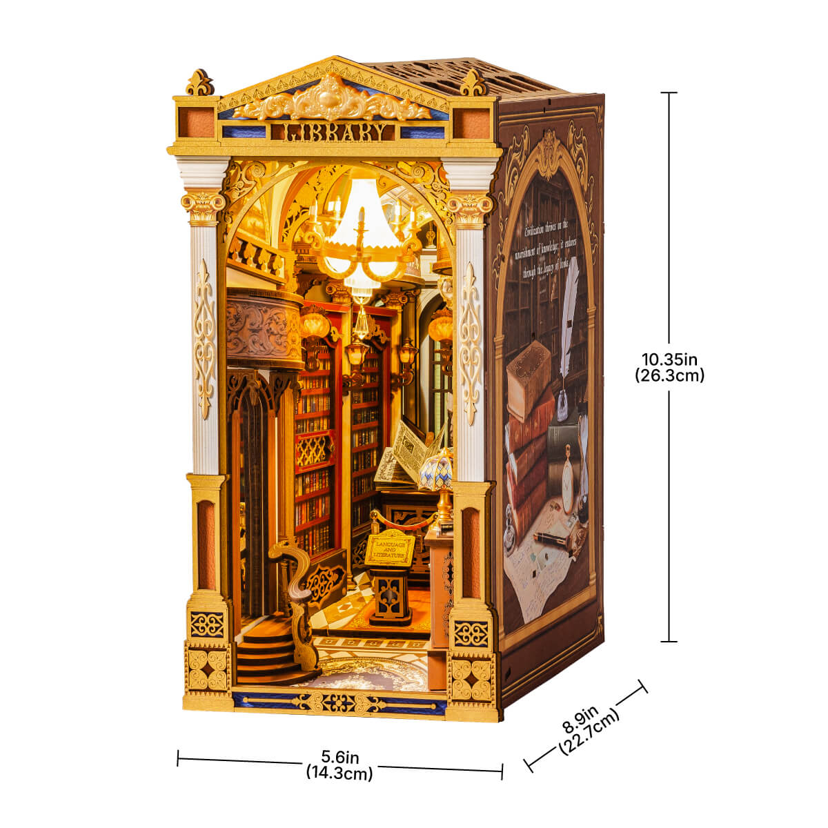 Rolife  Library of Wonders DIY Book Nook TGB16